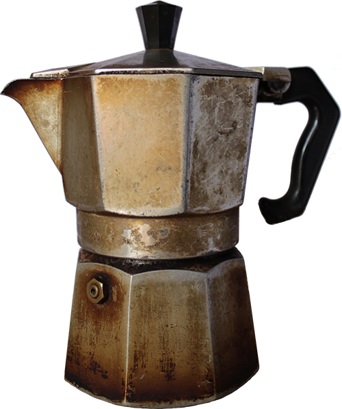 La moka del caffè del mattino